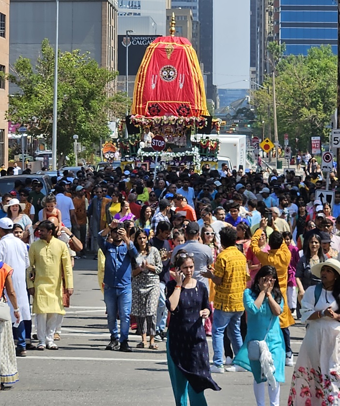 BELO HORIZONTE, MG - 22.08.2015: FESTIVAL RATHA-YATRA - evento religioso-cultural  milenar organizado pela Movimento Hare Krishna de Belo Horizonte. (Foto:  Nereu Jr. / Fotoarena Stock Photo - Alamy