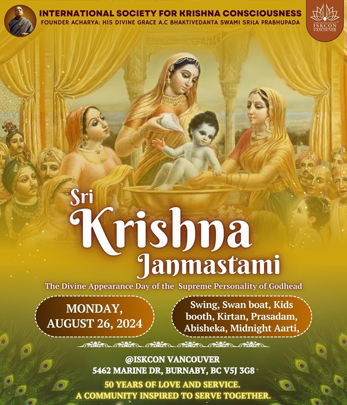 Vancouver 2024 Janmastami | Hare Krishna Festival Tour - North America